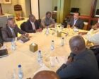 Jaafar al-Mirghani chairs a meeting of the Democratic Bloc coalition in Khartoum on July 19, 2026