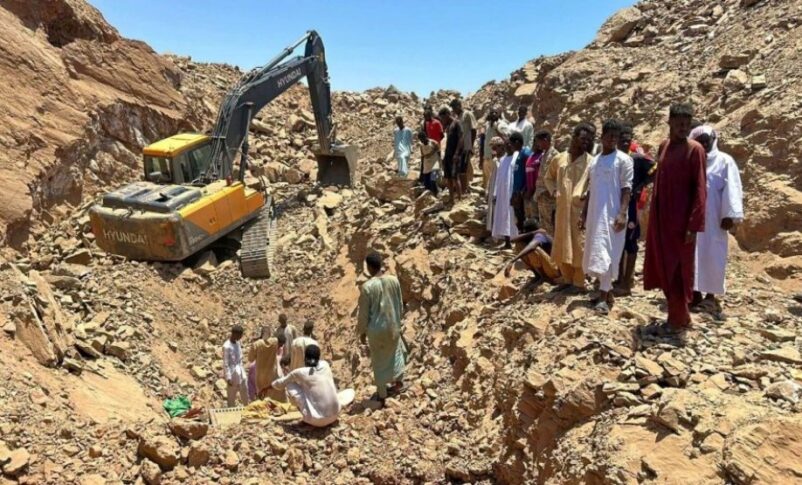 Gold mine in the Samna area of Wadi Halfa locality Northern Sudan collapsed on July 6, 2026