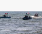 Houthi Coast Guard patrols off Hodeida amid local Red Sea protests, in solidarity with the people of Gaza, AFP file photo