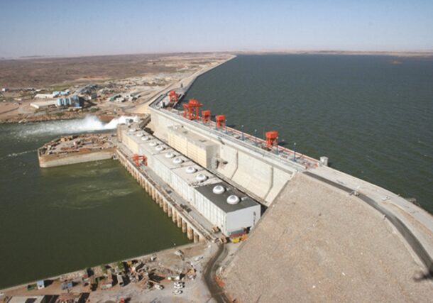 Merowe hydroelectric power dam, with a total capacity of 1,200,000 kW, China Daily photo