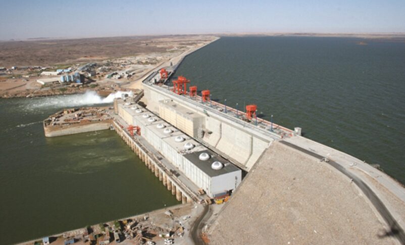 Merowe hydroelectric power dam, with a total capacity of 1,200,000 kW, China Daily photo
