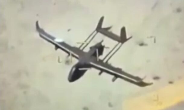 One of two RSF drones shot down by the Sudanese army in North Kordofan on July 12, 2026.