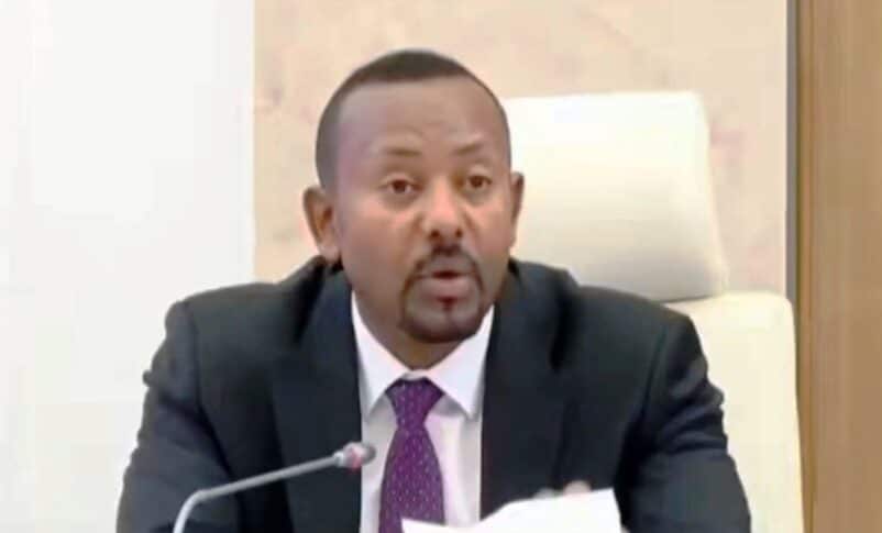 Prime Minister Abiy Ahmed speaking before the House of Peoples’ Representatives, on July 7, 2026