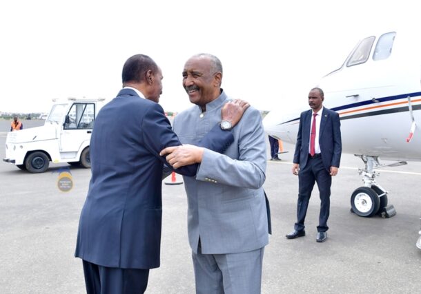Sudan's Abdel Fattah al-Burhan received by Eritrean President Isaias Afwerki in Asmara on July 17, 2026