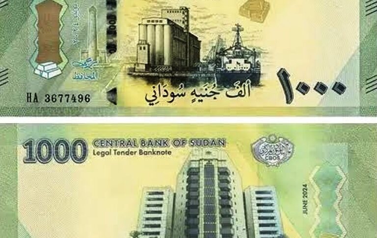 1,000-Sudanese-pound banknote
