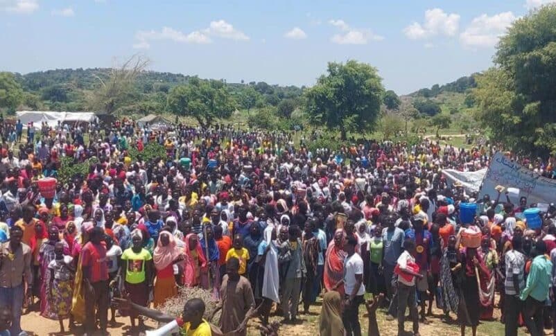 Heiban residents organised a march August 29, 2026 to protest SPLM-N continued violation of a truce brokered by the RSF leader