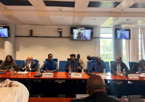 Quintet delegates met this week the Coordination of National Forces on the Inter-Sudanese 🇸🇩 political dialogue process. in Addis Ababa on August 3, 2026