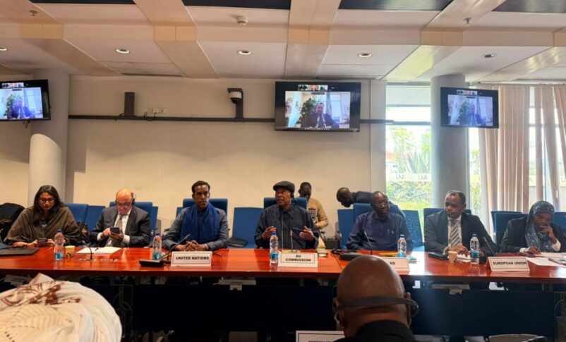 Quintet delegates met this week the Coordination of National Forces on the Inter-Sudanese 🇸🇩 political dialogue process. in Addis Ababa on August 3, 2026