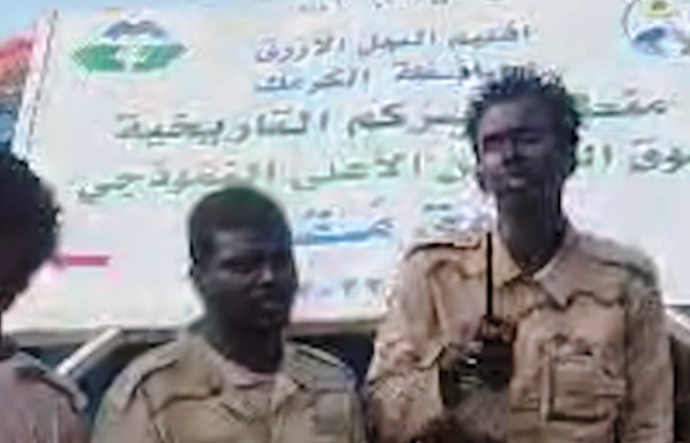 RSF fighters speak from Surkum Area on August 28, 2026