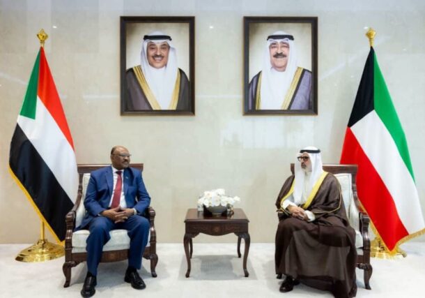 Sudanese foreign minister received by his Kuwaiti counterpart in Kuwait city on August 19, 2026