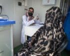 A Sudanese health worker counsels a woman living with HIV after distributing antiretroviral medication, April 2, 2025. UNDP Photo