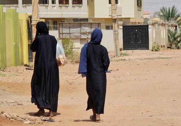 Women in the Jabra neighborhood of Khartoum on May 28, 2023. APF photo