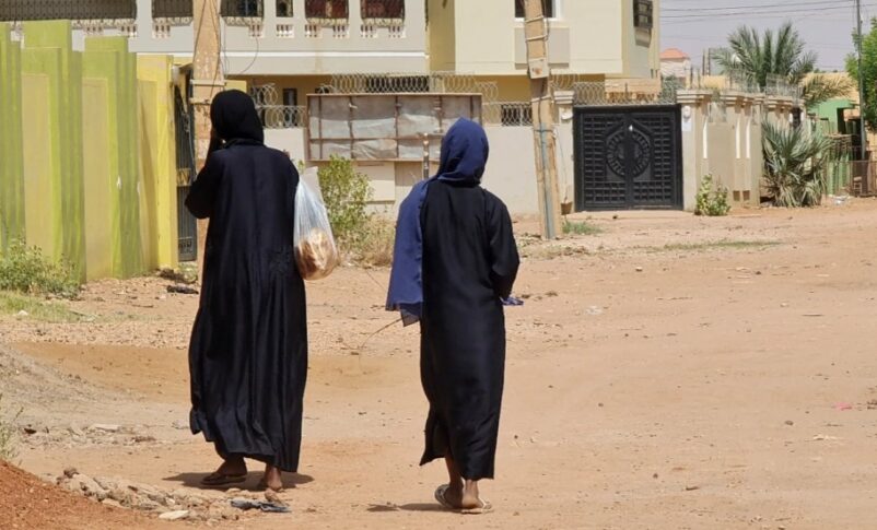Women in the Jabra neighborhood of Khartoum on May 28, 2023. APF photo