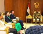 Abdel Fattah al-Burhan, Sovereign Council Chairman, meets Richard Crowder UK Special Envoy for Sudan on Sept 12, 2026