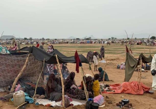 Displaced continue to arrive in Kalma, North Darfur on September 23, 2026