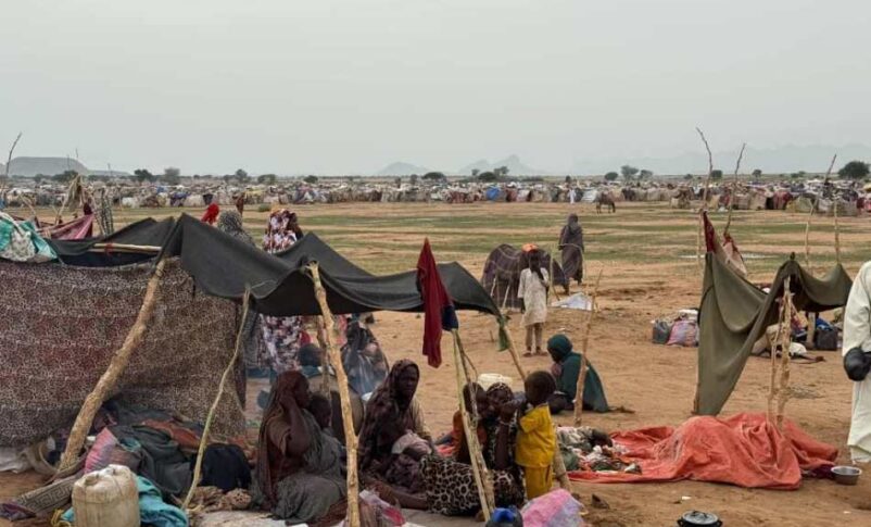 Displaced continue to arrive in Kalma, North Darfur on September 23, 2026