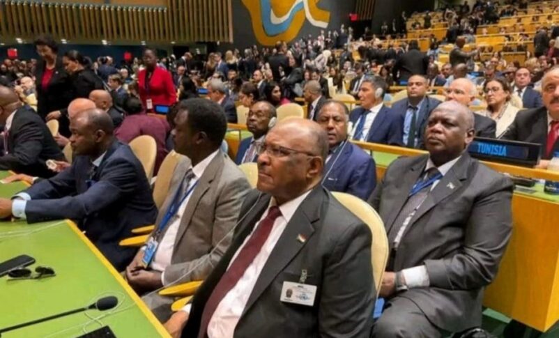 Foreign Minister Mohieddin Salem at the UN General Assembly meeting on sept 21, 2026-1