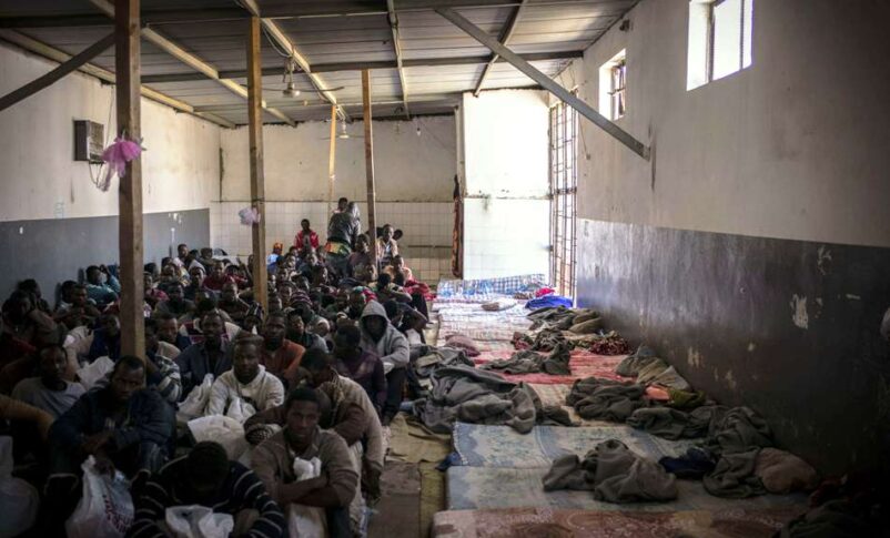 Migrants and refugees are detained in violent mass arrests in Tripoli, Libya. MSF file photo