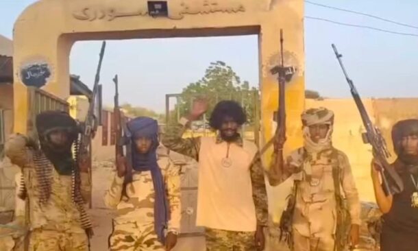 RSF elements in front of North Kordofan's Sodari hospital