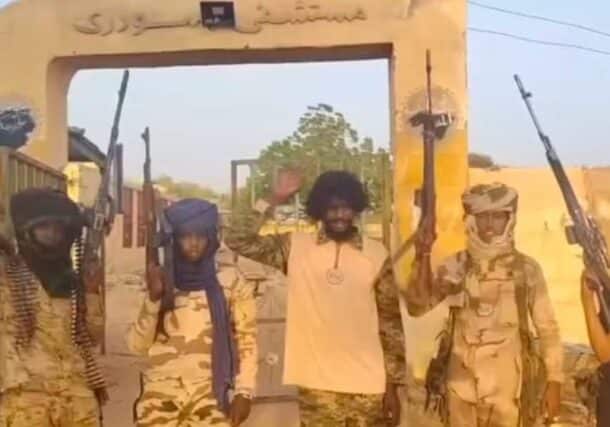 RSF elements in front of North Kordofan's Sodari hospital