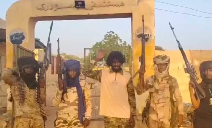RSF elements in front of North Kordofan's Sodari hospital