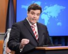 State Department Spokesman Tommy Pigott speaks during a press briefing on July 31, 2025 in Washington AFP
