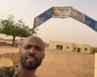 Sudanese army office speaks from Hamrat Al Wiz police headquarters, North Kordofan on Sept 6, 2026