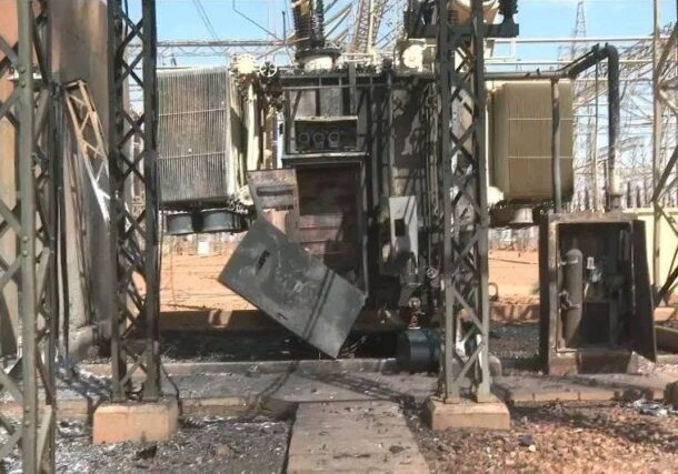 Al-Markhiyat power station suffered extensive damage following a drone attack on Oct 27, 2026
