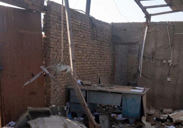 Bajoun mine market in South Kordofan after a drone attack on Oct 17, 2026