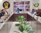 Sudan's Minister of Animal Resources and Fisheries, Ahmed Al-Tijani Al-Mansouri, meets with Abdul Jalil Samir, the Chief Executive Officer of Future Union Holding in Khartoum on Oct 15, 2026