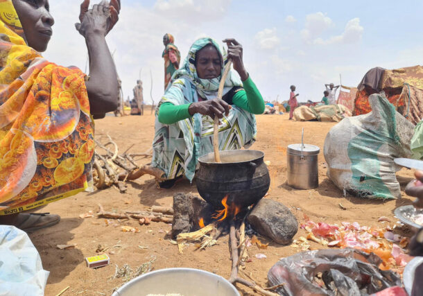 People continue to flee escalating violence in El Fasher, many arriving in Tawila on 22 June 2025 (WFP photo
