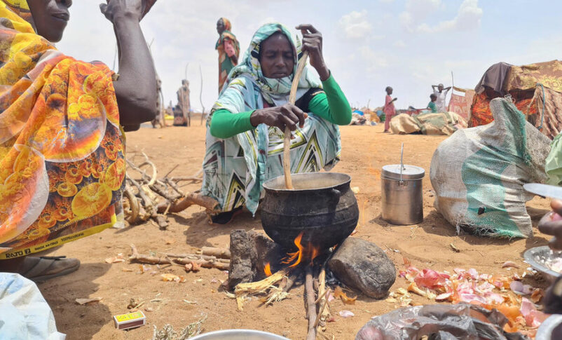 People continue to flee escalating violence in El Fasher, many arriving in Tawila on 22 June 2025 (WFP photo